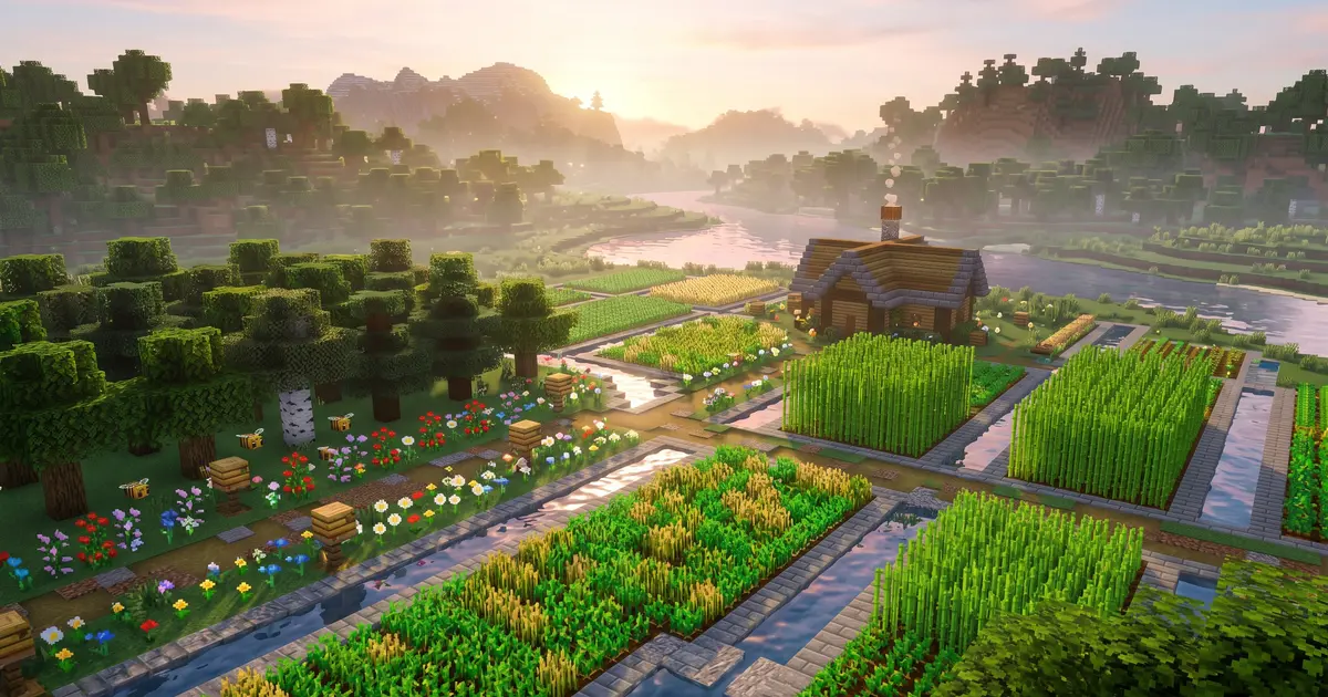 Duże farmy w Minecraft bez lagów: zasady projektowania 2026